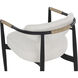 Marita Black / Louis Cream Outdoor Dining Armchair